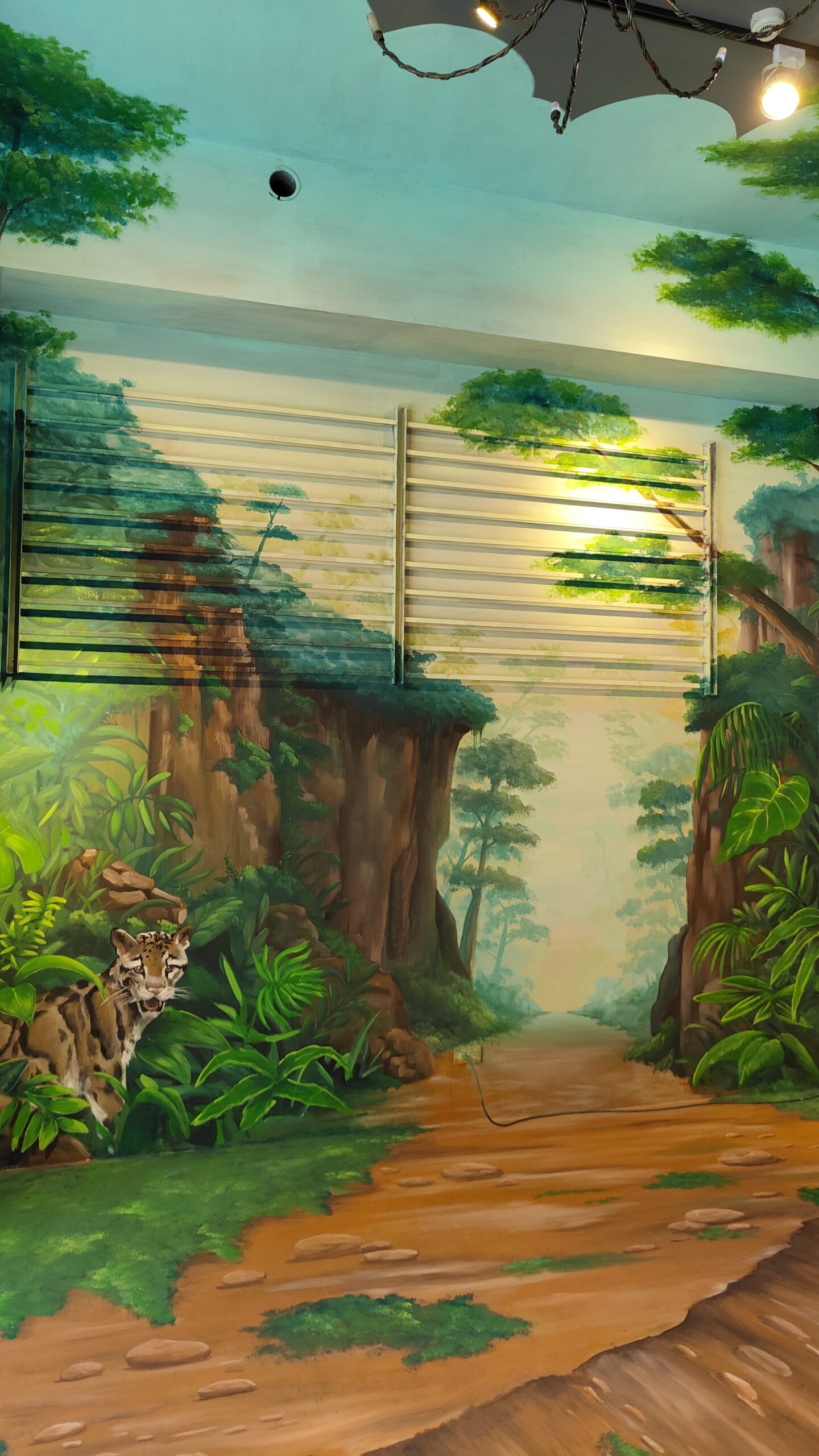 熱帶叢林風格壁畫 - 台灣商業空間自然藝術設計